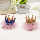 Kids Crown Princess Headwear Baby Head Flower Girl Hair Clip