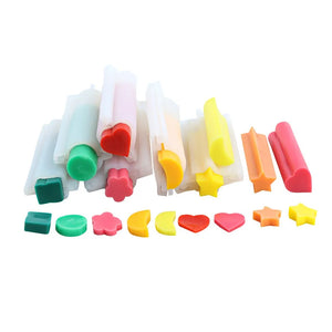 Kids DIY Sandwich Candle Cake Mould Silicone Tube