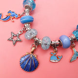 Kids DIY Beaded Jewelry Bracelet Set - Snake Bone Crystal Bracelet Kit