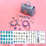 Kids DIY Beaded Jewelry Bracelet Set - Snake Bone Crystal Bracelet Kit
