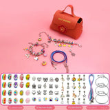 Kids DIY Beaded Jewelry Bracelet Set - Snake Bone Crystal Bracelet Kit