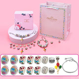 DIY Bracelet Making Kit for Kids with Beads Charms Box Gift