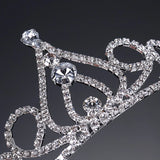 Kids Hair Crown Rhinestone Princess Barrette