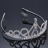 Kids Hair Crown Rhinestone Princess Barrette