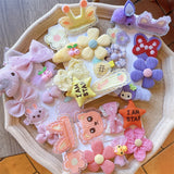 Kids Bunny Hairpin Girls Flower Clip Baby Headdress