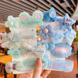 Kids Bunny Hairpin Girls Flower Clip Baby Headdress