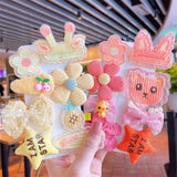 Kids Bunny Hairpin Girls Flower Clip Baby Headdress