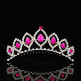Kids Crown Rhinestone Hair Comb Princess Hairpin