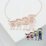Kids' Painting Necklace - Personalized Art Jewelry