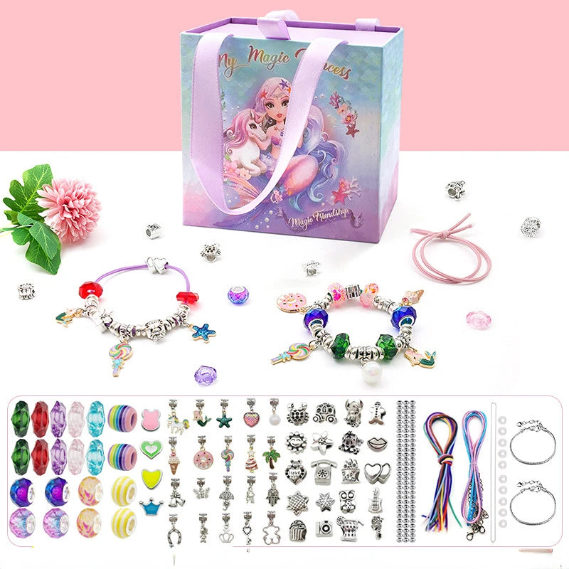 DIY Mermaid Crystal Bead Set for Kids