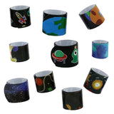 Kids Silicone Bracelets Universe Planet Space Alien Theme Wristband
