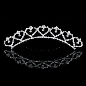 Princess Hair Comb Peach Heart Crown Girl Hair Pin