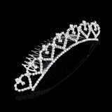 Princess Hair Comb Peach Heart Crown Girl Hair Pin