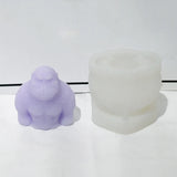 Chimpanzees Candle Silicone Mold for Epoxy Resin DIY