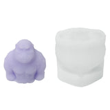 Chimpanzees 3D Candle Soap Mould DIY Epoxy Mold Decor