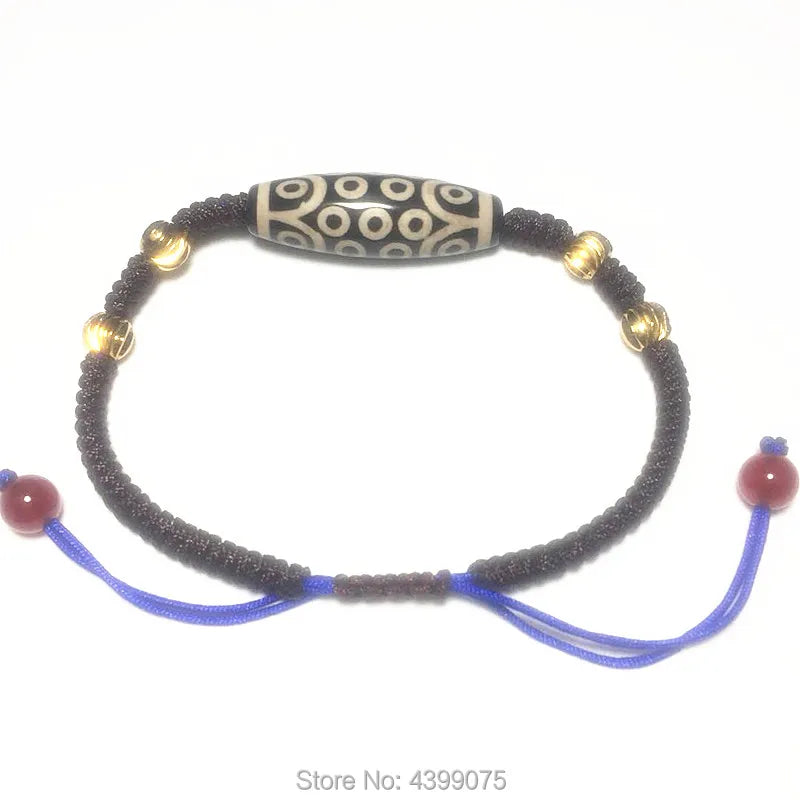 Agate DZI Female Bracelet Woven Jewelry Rope Diamond Knot Safety Knot Ladies