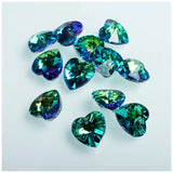 Heart Shape Crystal Pendant Beads 14mm for Necklace