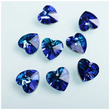 Heart Shape Crystal Pendant Beads 14mm for Necklace