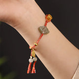 China-Chic Ancient Style Good Luck DIY Rope Bracelet Men Women Couples