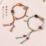 China-Chic Ancient Style Good Luck DIY Rope Bracelet Men Women Couples