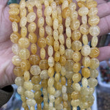 Agate Aventurine Round Flat Pie Shape Beads 10mm Hand-Made Ornament