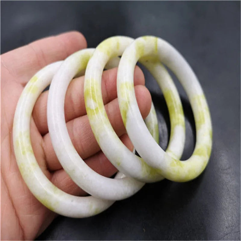 Hand-carved Lantian Jade Bracelet Men Women