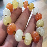 Natural Huanglong Jade Class A Bracelet 11x14mm