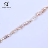 Natural Biwa Freshwater Pearls Straight-Drilled