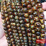 Tibetan Dzi Eyes Beads 8/10/12MM Round Loose Beads