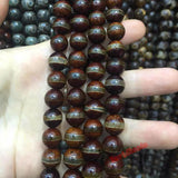 Tibetan Dzi Eyes beads Natural Green agat Stone Buddhism Round Loose bead 10MM