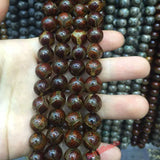 Tibetan Dzi Eyes beads Natural Green agat Stone Buddhism Round Loose bead 10MM