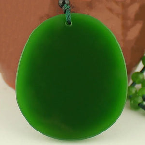 Green Jade Guanyin Necklace Pendant