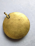 Chinese Natural Turquoise Round Pendant