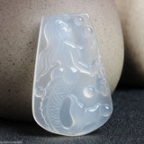 100% Natural Mermaid Jadeite Pendant Necklace