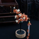 Chinese Style Alloy Flower Hair Clips for Women