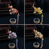 Chinese Style Alloy Flower Hair Clips for Women
