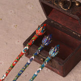 Chinese Style Hairpins Clips Jade Headpieces for Women Girls