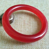 Chinese Natural Red Jade Gems Bangle Bracelet 56-67mm