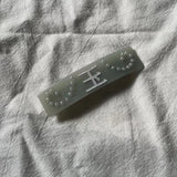 Chinese Characters Pearl Rectangle Hair Clip for Women