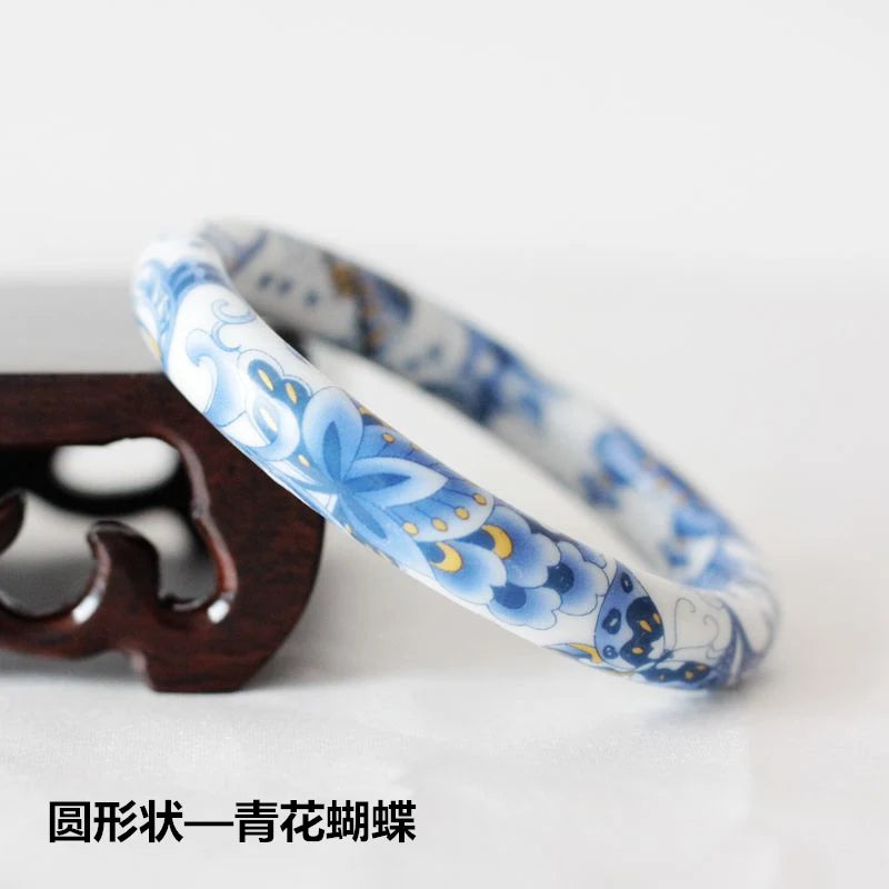 Chinese Ceramic Bangles Women's Charm Bracelets