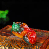 Chinese Jade Dragon Pendant Jadeite Necklace Charm Jewellery Amulet