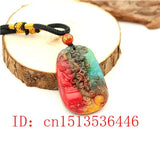 Chinese Jade Treasure Toad Pendant Jadeite Necklace Charm