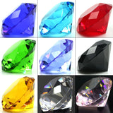 5pc 30mm Faceted High Machine Cut Chinese Crystal Beads Glass Paperweight