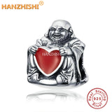 925 Silver Tai Chi Buddha Pendant Vintage Charms for Bracelet