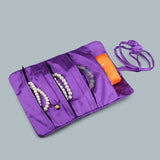 Chinese Embroidery Brocade Jewelry Storage Purse Bag Organizer Handbag