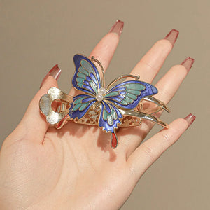 Chinese Butterfly Hairpin High Ponytail Hair Clip Hair Accessories for Women