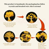 Chinese Feng Shui Money Tree Citrine Lucky Fortune Tree