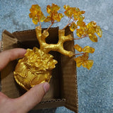 Chinese Feng Shui Money Tree Citrine Lucky Fortune Tree