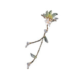 Chinese Hanfu Hairpin Hyacinth Retro Tassel Hair Ornaments