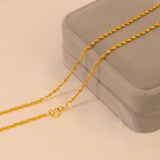 Green Jade Safety Buckle Pendant Beads Necklace Charm Woman Lucky Amulet